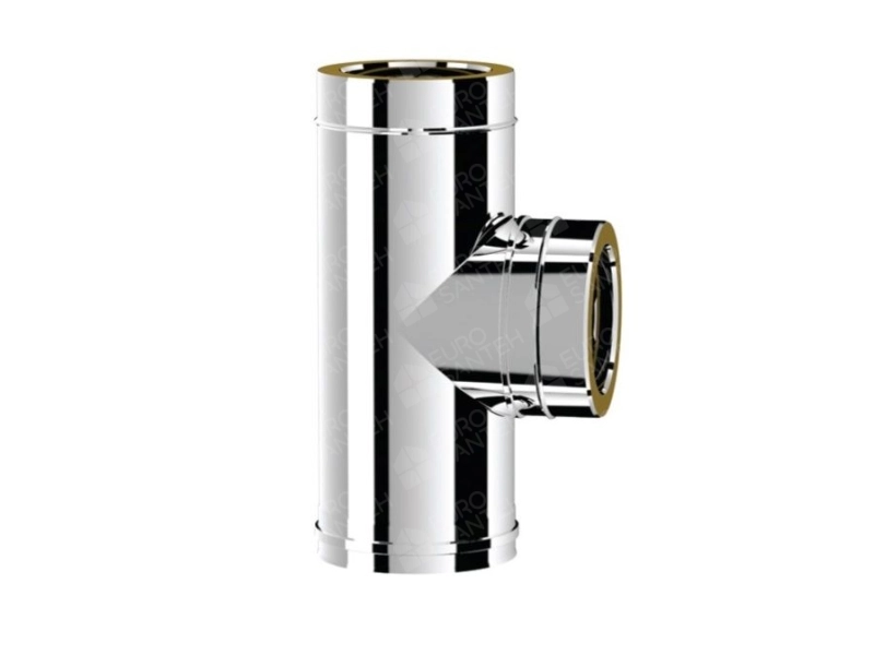 Тройник дымоходный утепленный 90° SOLINOX d.180-230 (inox 316L/304)