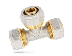Teu pentru teava multistrat PEX-AL-PEX 20 mm.x 20 mm.x 20 mm. 