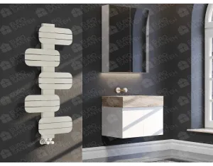 LOJIMAX BAMITO collection designer towel radiator 1276x500 mm, Lemon