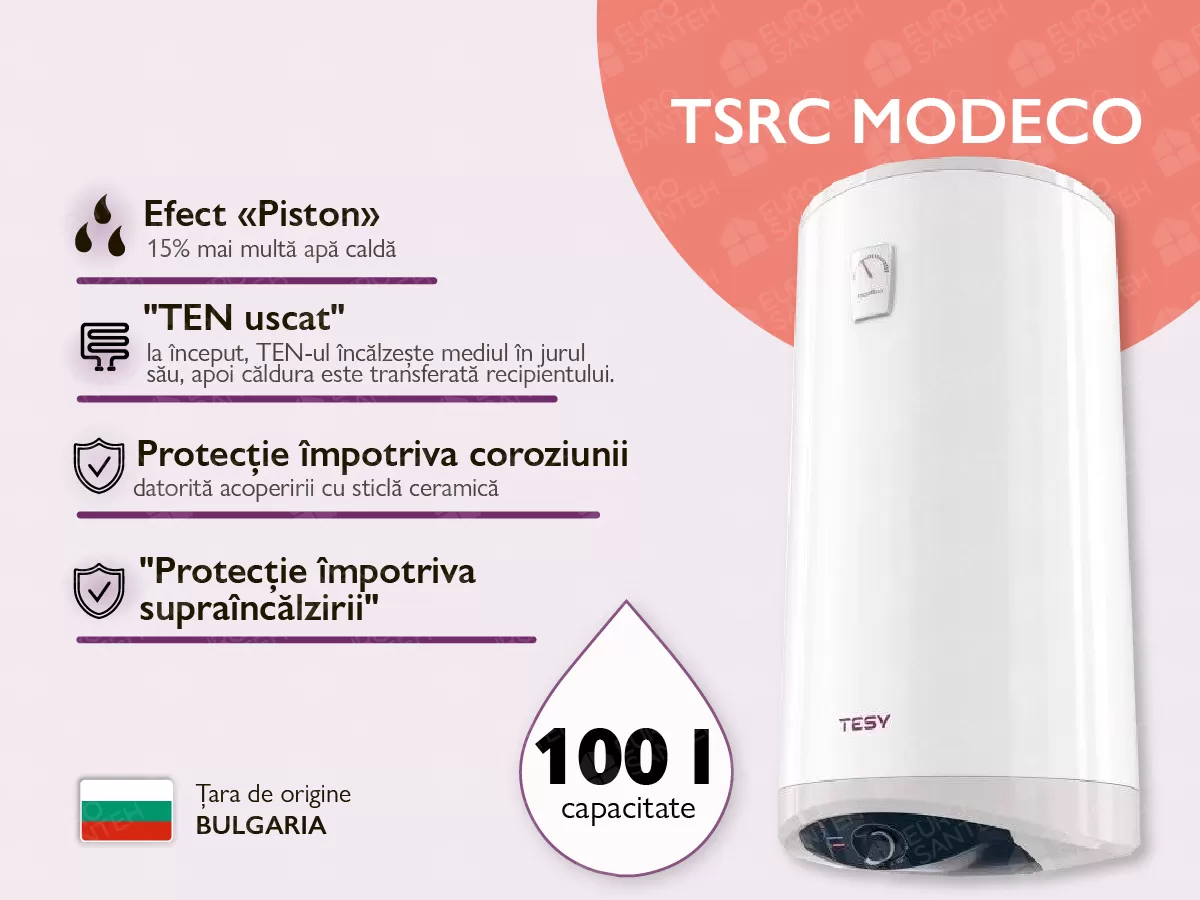 Boiler electric TESY GCV 100 47C21 TSRC MODECO