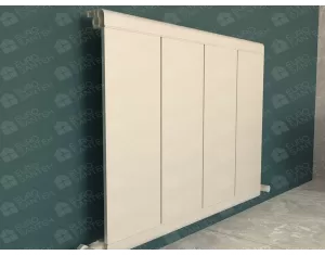 Designer radiator LOJIMAX, collection  NISH LINE height 1000 mm. width 608 mm. white mat