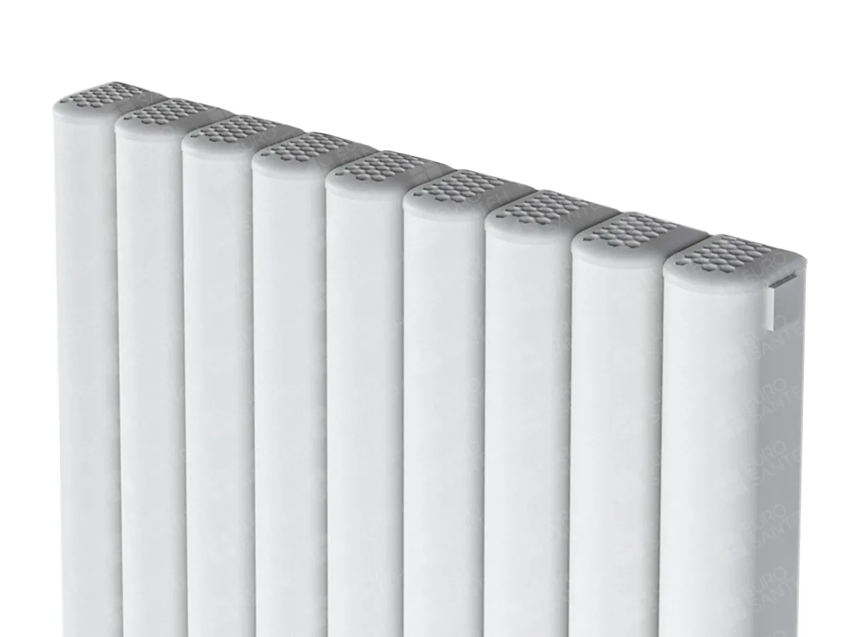 Designer radiator LOJIMAX, collection  VOLE height 200 mm. width 188 mm. white mat