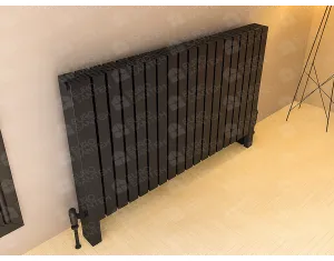Calorifere decorativ LOJIMAX, colectia OPAL PLUS LUX, negru mat