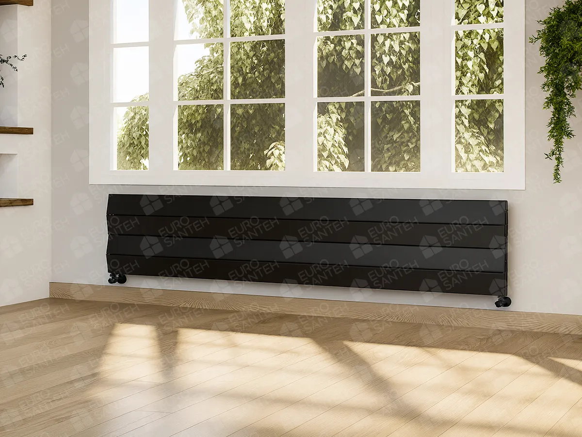 Designer radiators LOJIMAX, collection AMAZONITE DOUBLE HRZ, white matte