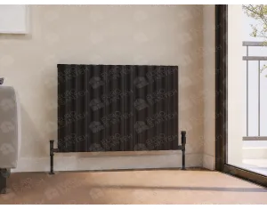 Calorifere decorativ LOJIMAX, colectia TOSINA DOUBLE, negru mat