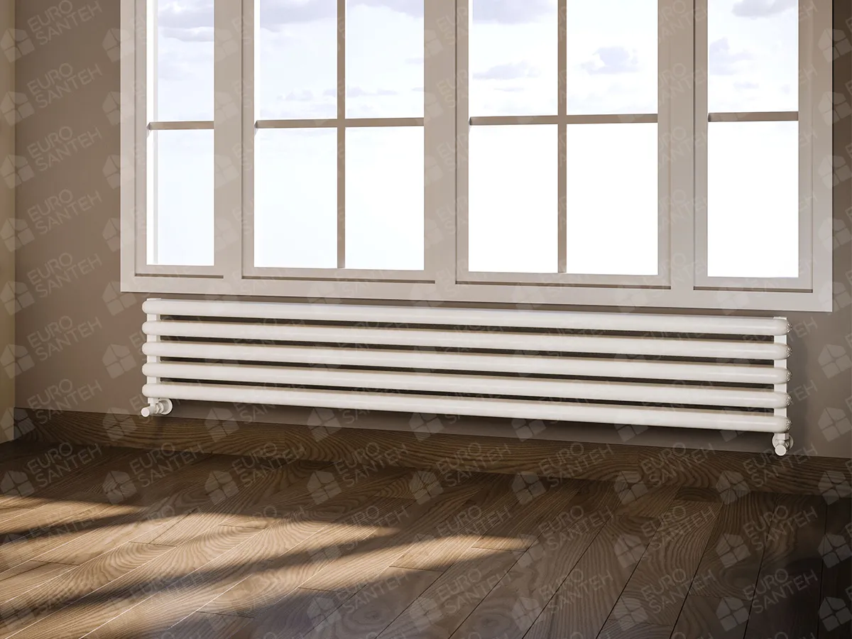 ALUMINUM HORIZONTAL RADIATOR CAST HRZ высота 800 мм. ширина 280 мм. белый мат
