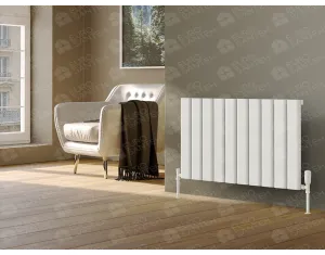 Designer radiator LOJIMAX DIAMOND collection 500x1096 mm, White