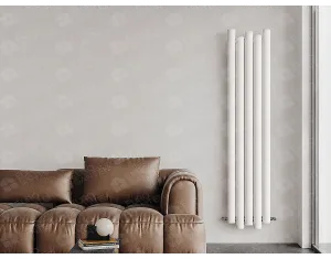 Дизайнерский радиатор CARISA коллекция MOTION 1800x390 мм, Белый