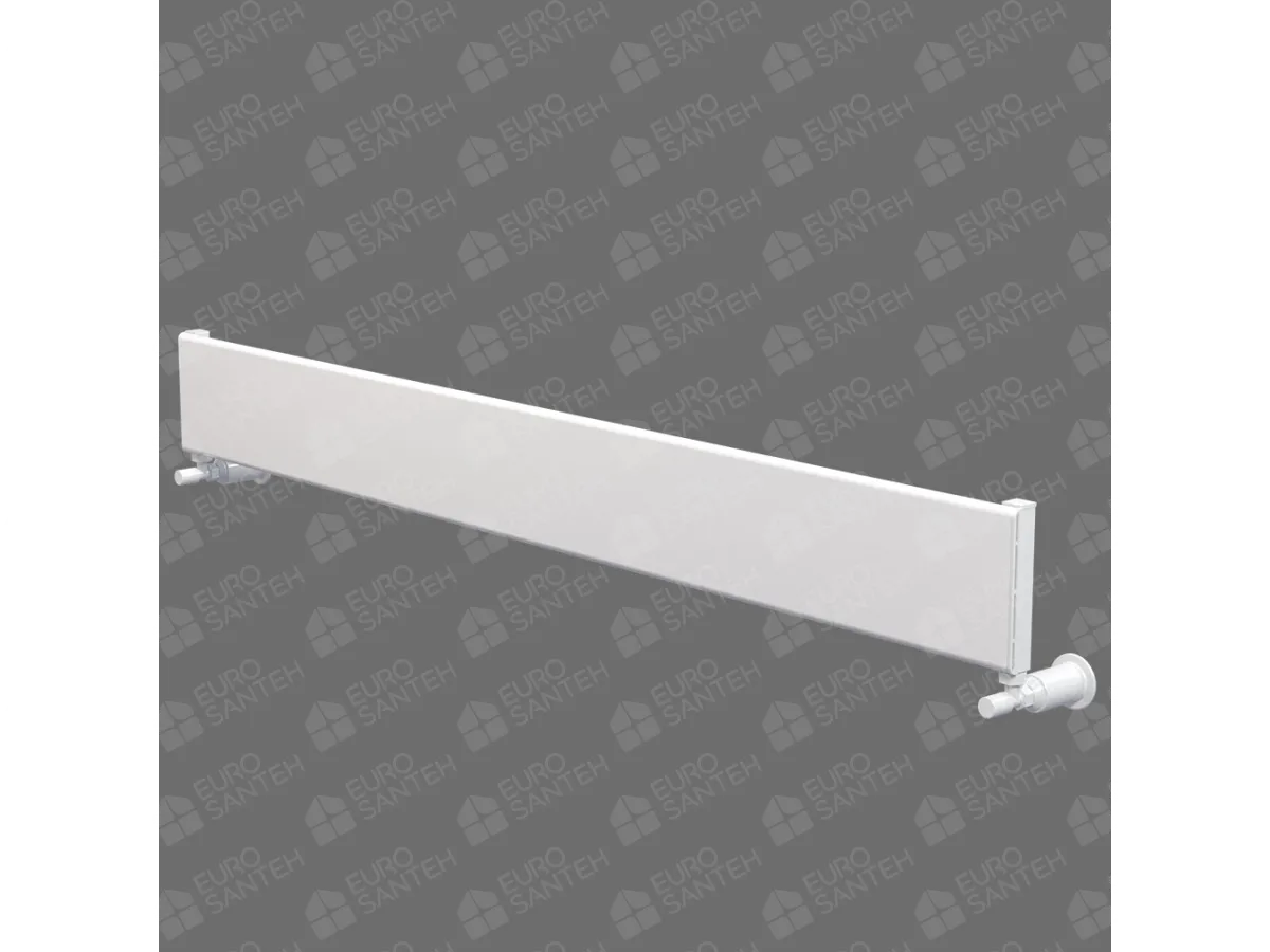 ALUMINUM HORIZONTAL RADIATOR NISH HRZ inaltimea 1200 mm. latimea 608 mm. negru mat