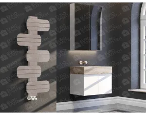 LOJIMAX designer towel warmers, BAMITO collection, Matte Kiwi