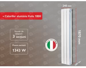 Aluminum radiator Kalis 1800 (3 elem.)