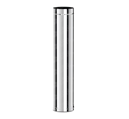 L-1000 mm pipe for SOLINOX d.150 chimney (304 stainless steel)