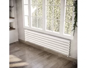 ALUMINUM HORIZONTAL RADIATOR OPAL HRZ height 800 mm. width 315 mm. white mat