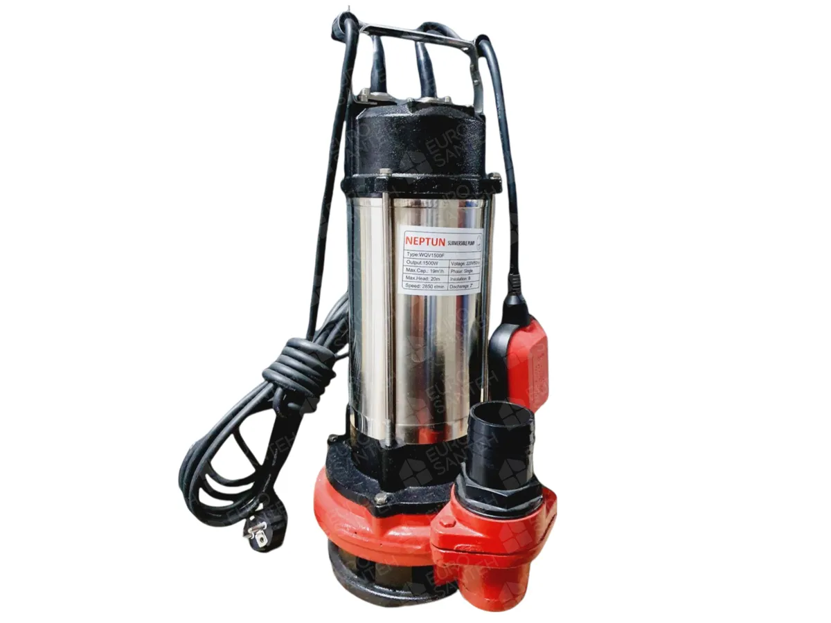 Neptun WQV1500F-L Drainage Pump – with Grinder and Blades