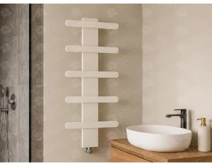 Uscător de prosoape de design LOJIMAX colecția BALLOSS STYLE 1140x500 mm, Lemon