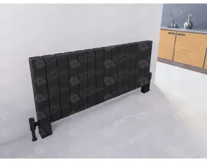 Calorifere decorativ LOJIMAX, colectia LOVA LUX, negru mat