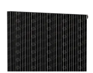 Calorifer decorativ LOJIMAX, colectie BAMBOO negru mat