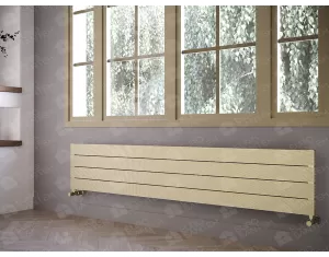 ALUMINUM HORIZONTAL RADIATOR BIANCO HRZ высота 900 мм. ширина 500 мм. черный мат