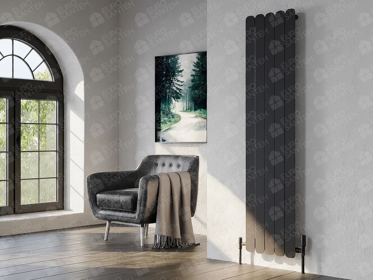 Calorifere decorativ LOJIMAX, colectia SERRO, alb mat