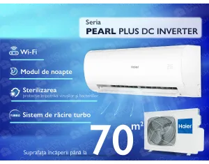Conditioner HAIER PEARL Premium DC Inverter R32 AS71PEPHRA-PRE 1U71WEPFRA-H (Încălzire pana la -25°C)