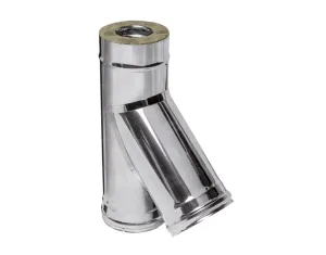 Chimney tee 45° insulated CORAX Ø 180-254 mm (inox 430/304)