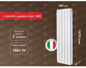 Aluminum radiator Kalis 1400 (5 elem.)