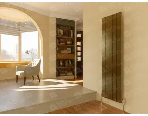 Designer radiator LOJIMAX KALSEDON collection 1600x470 mm, BRONZE SATIN