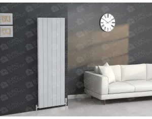 Calorifer decorativ  LOJIMAX colecția KALSEDON DOUBLE 1800x565 mm, Alb
