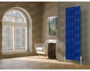 Designer radiator LOJIMAX RETRO collection 1800x340 mm, RAL 5005