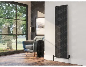 Calorifere decorativ LOJIMAX, colectia TOSINA, negru mat