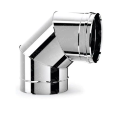 90 ° angle for SOLINOX chimney d.180 (316L stainless steel)