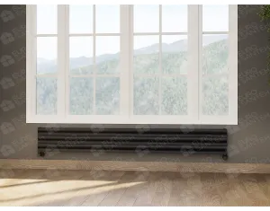 Calorifere decorativ LOJIMAX, colectia TOSINA HRZ, negru mat