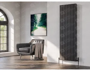 Calorifere decorativ LOJIMAX, colectia LOVA, negru mat