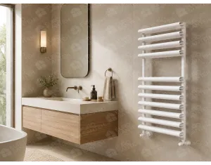 LOJIMAX PERIDOT collection designer towel warmer 1000x500 mm, White