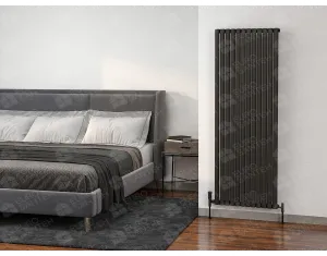 Calorifere decorativ LOJIMAX, colectia BELLA Negru Mat foto