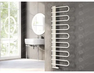 Uscător de prosoape de design LOJIMAX colecția CORTE 1200x500 mm, Lemon