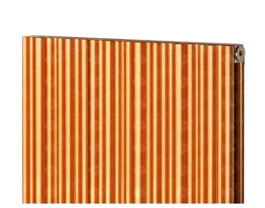 Calorifer decorativ LOJIMAX, colectie BAMBOO DOUBLE Copper Matt Anodising