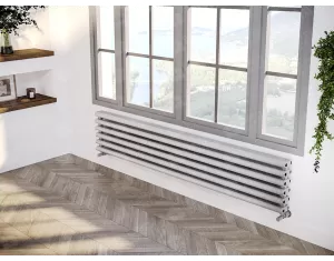 ALUMINUM HORIZONTAL RADIATOR RETRO HRZ height 800 mm. width 280 mm. white mat