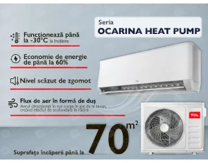 Air Conditioner TCL Ocarina HEAT PUMP Inverter R32 TAC-24CHSD / TPG31I3AHB 24000 BTU