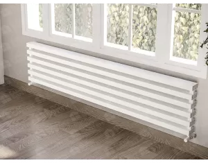 ALUMINUM HORIZONTAL RADIATOR OPAL HRZ height 800 mm. width 315 mm. white mat