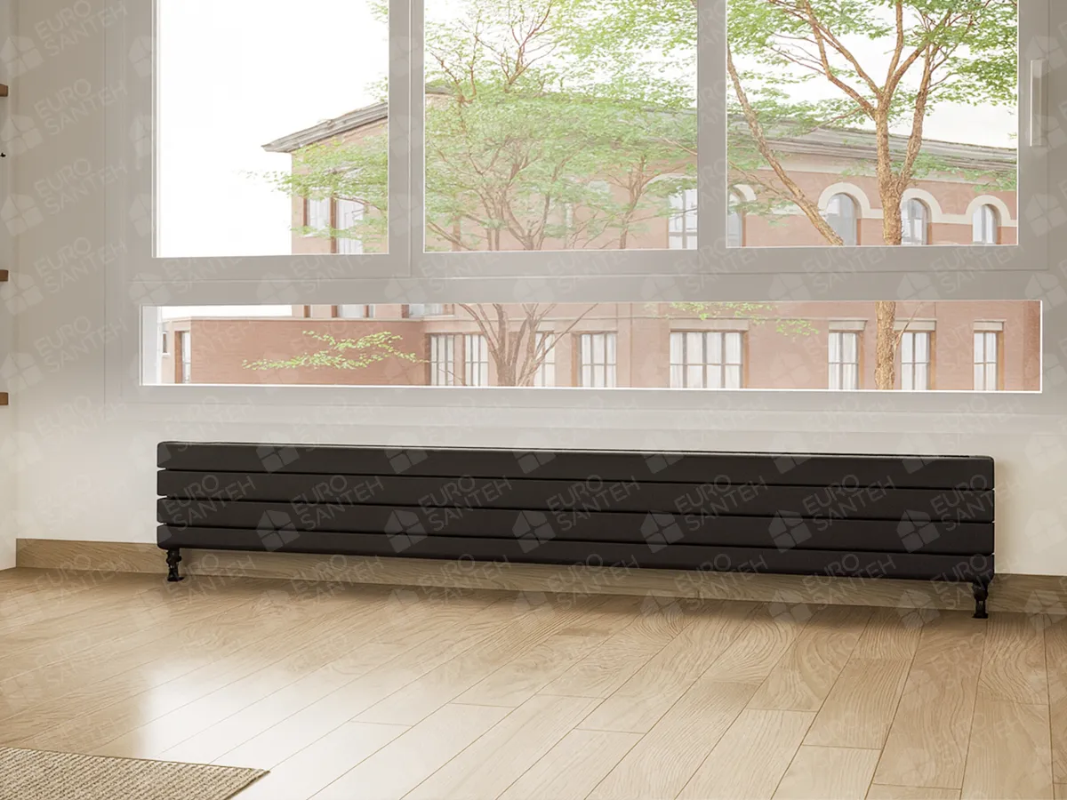 Дизайнерские радиаторы LOJIMAX, коллекция NIORA HRZ, белый матовый