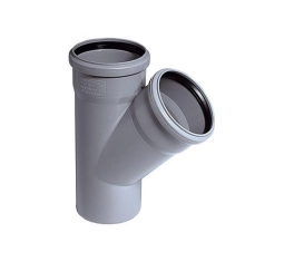 Teu pvc d.110/110 45°