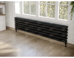 Calorifere decorativ LOJIMAX, colectia OPAL HRZ, negru mat