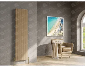 Designer radiator LOJIMAX LOVA LINE collection 1800x400 mm, RAL1011