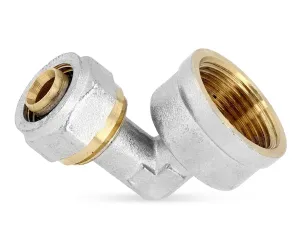 Corner for pipe metal plastic PEX-AL-PEX F 20 mm.x 1/2