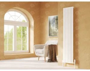 Designer radiator LOJIMAX BELLA collection 1600x404 mm, White