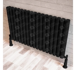 LOJIMAX radiator, BELLA DOUBLE (Color Black)