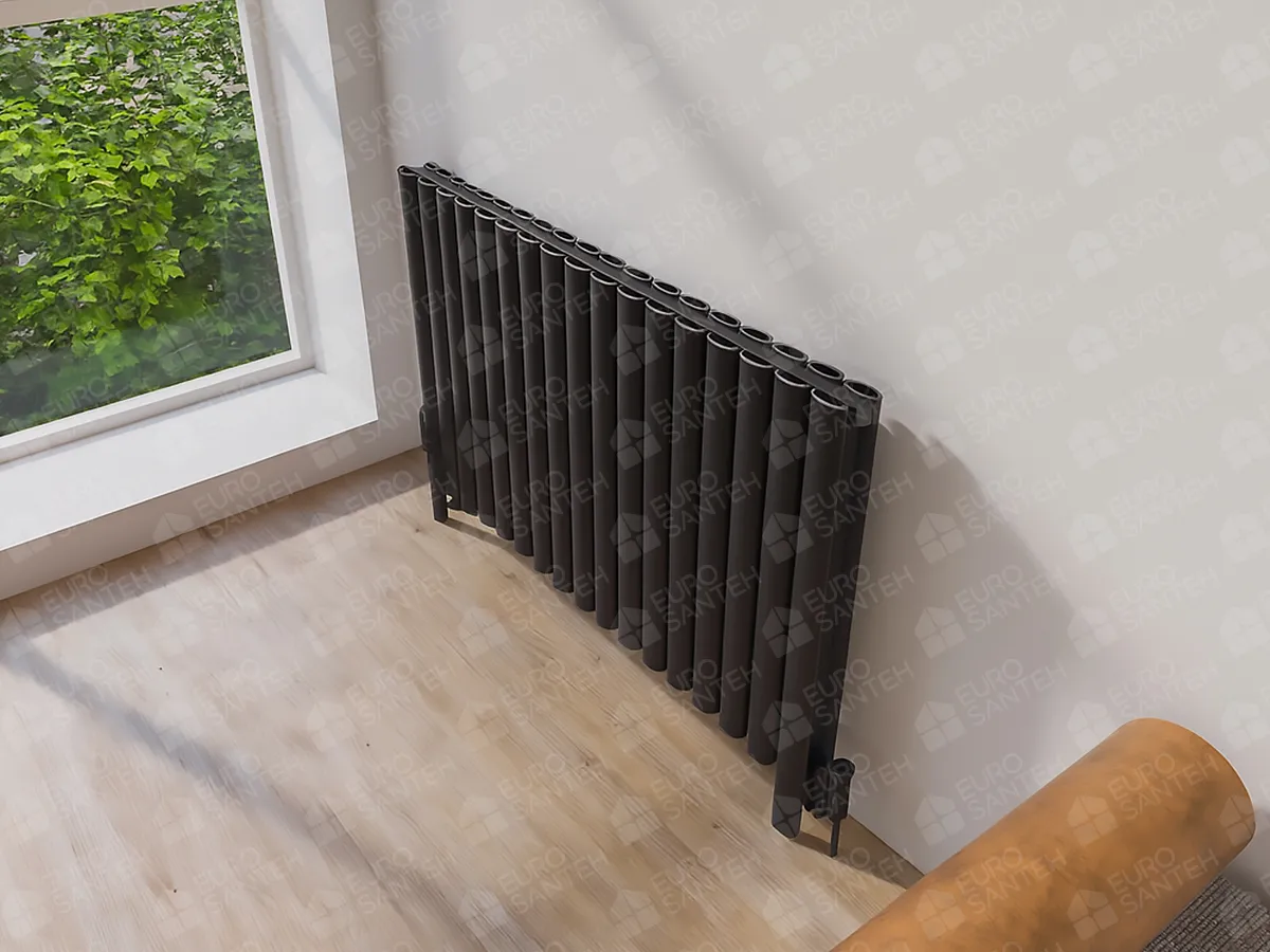 Calorifere decorativ LOJIMAX, colectia BELLA DOUBLE LUX, alb mat