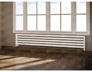 ALUMINUM HORIZONTAL RADIATOR CAST HRZ высота 800 мм. ширина 280 мм. белый мат