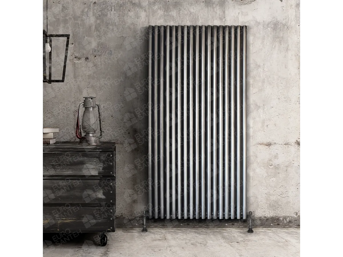 Designer radiator LOJIMAX, collection  RETRO height 600 mm. width 700 mm. black mat